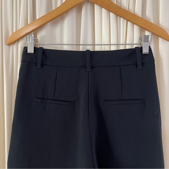 Wilfred Aritizia The Effortless Pant Black Tailored Trousers Crepette Sz 4‎ Crop - Picture 6 of 8